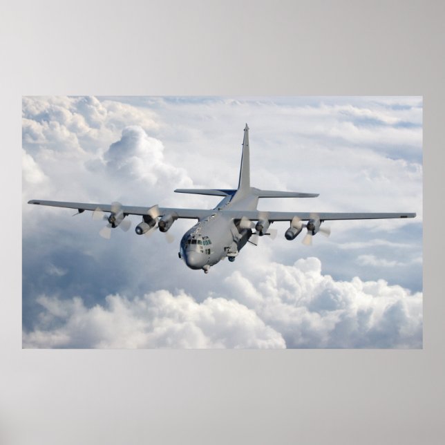 Poster Aéronefs de canonnière AC-130U (Devant)