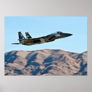 Poster Aéronefs de l'aigle de frappe F-15