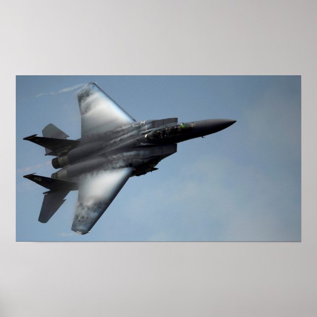 Poster Aéronefs de l'aigle de frappe F-15 (Devant)
