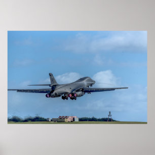 Poster Aéronefs de Lancer B-1B