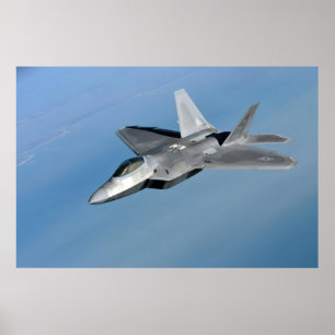 Poster Aéronefs de Raptor F-22