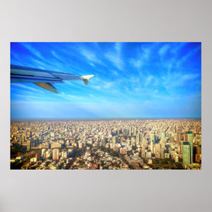 Poster Aéroport de ville Jorge Newbery AEP