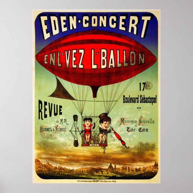 Poster Aéroport français (Devant)