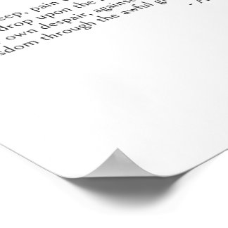 Poster Aeschylus cite, Même dans notre sommeil