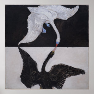 Poster Af Klint - Le Cygne