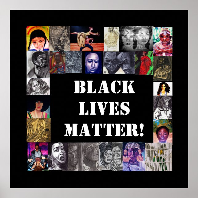 POSTER AFFAIRE BLACK LIVES (Devant)