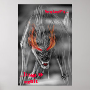 Poster Affamé comme un loup