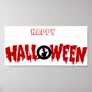 Poster affichage de texte de l'halloween