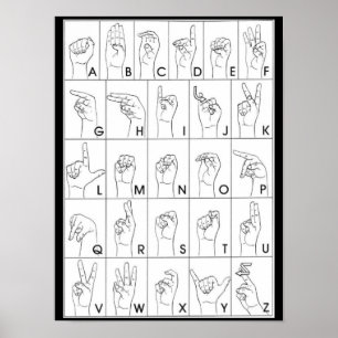 POSTER AFFICHAGE LANGUE