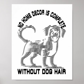 POSTER AFFICHAGE POUR AMOUREUX DE LES CHIENS AVEC BONNE C
