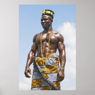 Poster Affiche, Africain majestueux