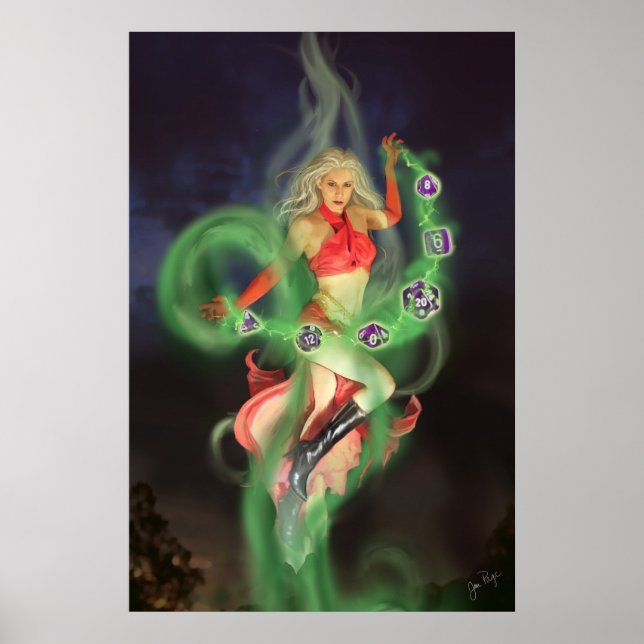 Poster affiche, avec signature (Devant)