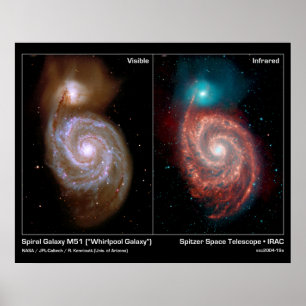 Poster Affiche/copie de galaxie de tourbillon de la