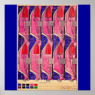 Poster Affiche-Cru-Charles Rennie Mackintosh 14