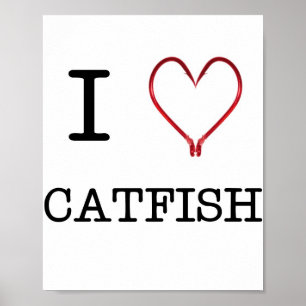Poster [Affiche du poisson-chat I de coeur]