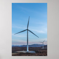 Affiche/Impression des turbines éoliennes