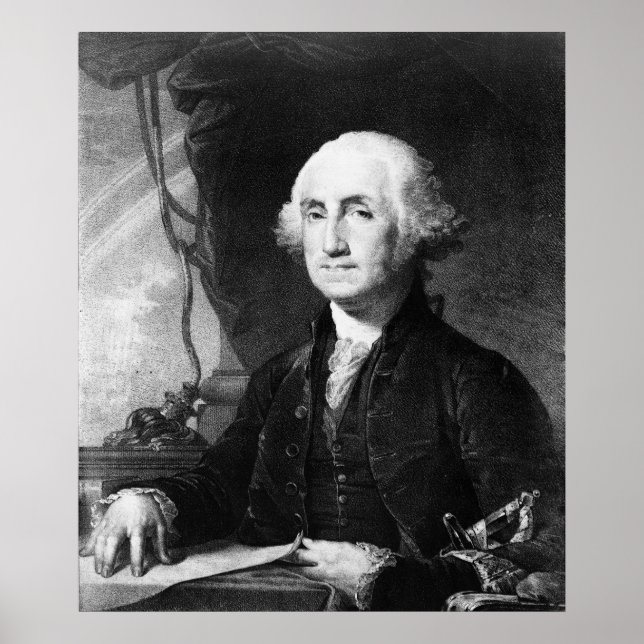 Poster Affiche/impression "George Washington Portrait" (Devant)
