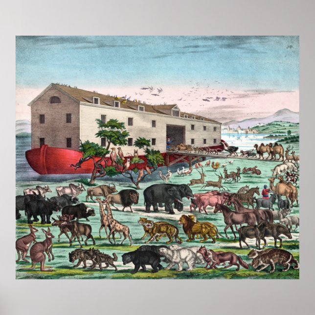 Poster Affiche/impression "Noah's Ark" (Devant)