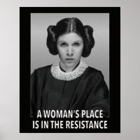 (affiche) La place d'une femme est dans la résista