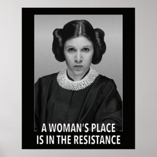Poster (affiche) La place d'une femme est dans la résista
