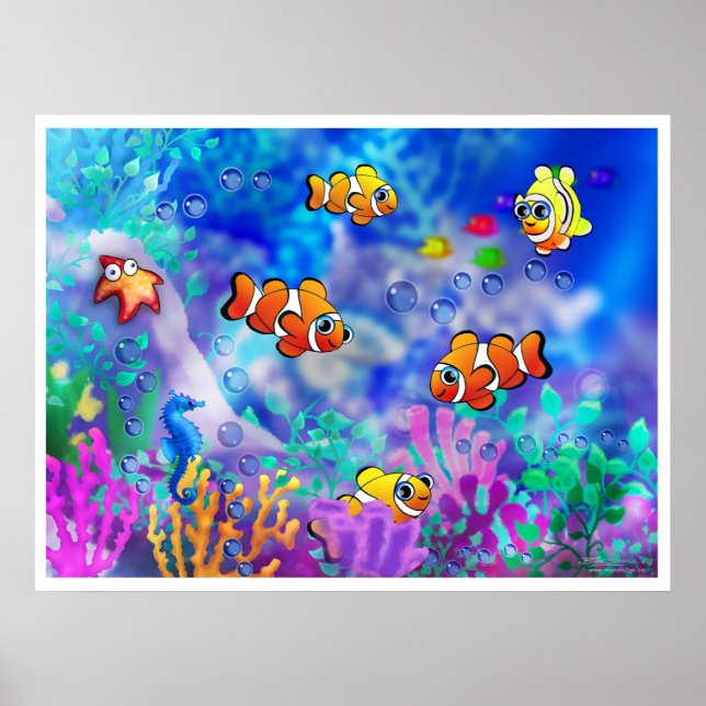 Poster affiche_poisson-clownB (Devant)