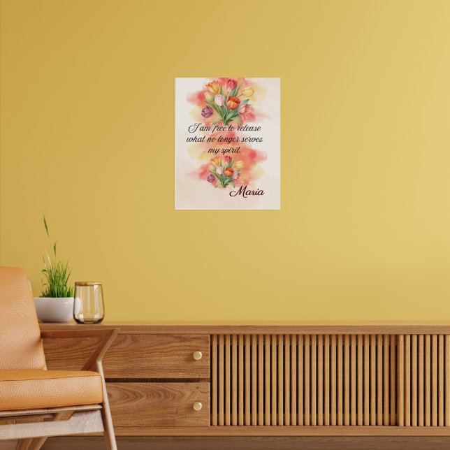 Poster Affirmation de foi : Je suis libre de libérer  (Salon 2)