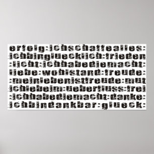 Poster Affirmations