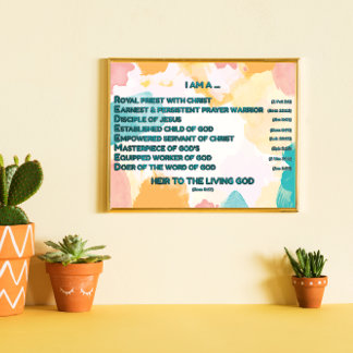 Poster Affirmations bibliques arc-en-ciel w_Scripture 3
