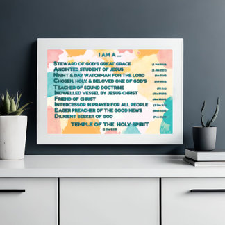 Poster Affirmations bibliques arc-en-ciel w_Scripture 4