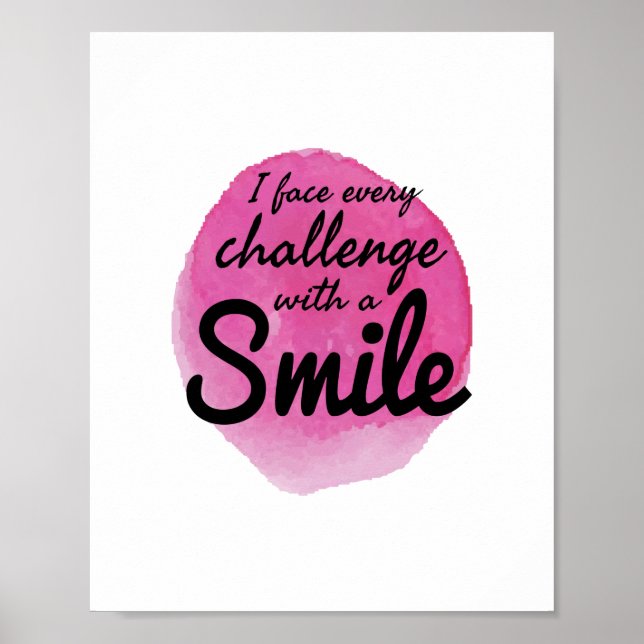 Poster affirmations d'amour-propre et d'acceptation de so (Devant)