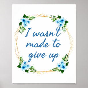 Poster affirmations inspirantes pour la réussite