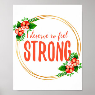Poster affirmations inspirantes pour la vie et l'amour de