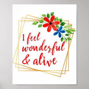 Poster affirmations motivationnelles pour l'amour-propre 