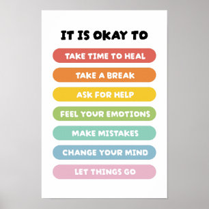 Poster Affirmations positives