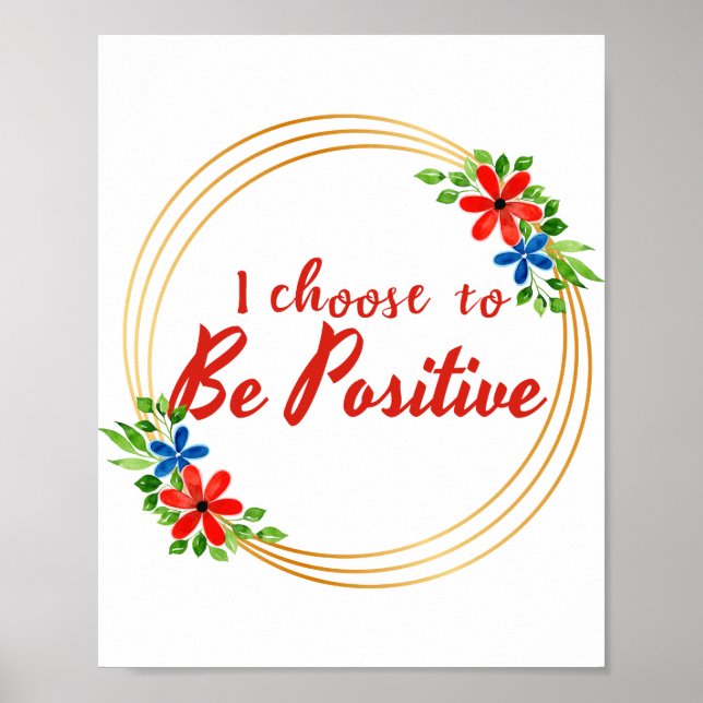 Poster affirmations positives citations pour acceptation  (Devant)