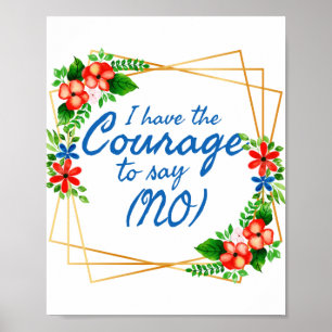 Poster affirmations positives pour l'anxiété et l'amour d