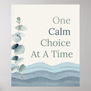Poster Affirmations pour une classe calme
