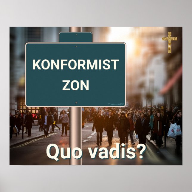 Poster Affisch — Konformistzon (Devant)