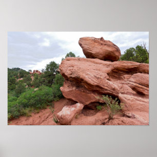 Poster Affleurement rocheux à Garden of the Gods