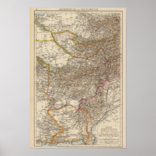 Poster Afghanistan, Baloutchistan