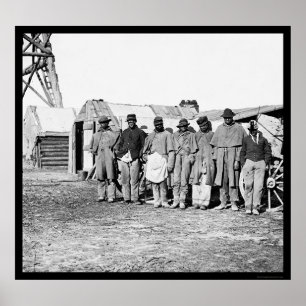 Poster African American Teamsters 1864