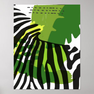 Poster African Zebra