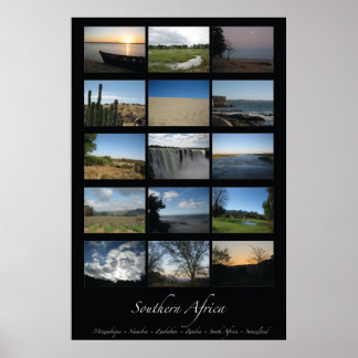 Poster Afrique australe
