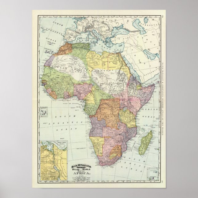 Poster Afrique, Canal de Suez (Devant)