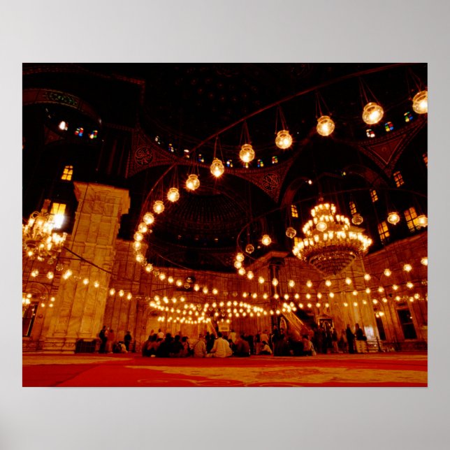 Poster Afrique, Egypte, Le Caire, Mosquée Muhammad Ali, L (Devant)