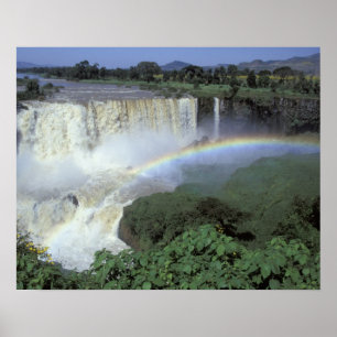 Poster Afrique, Éthiopie, rivière Nil Bleu, Cataracte. 2