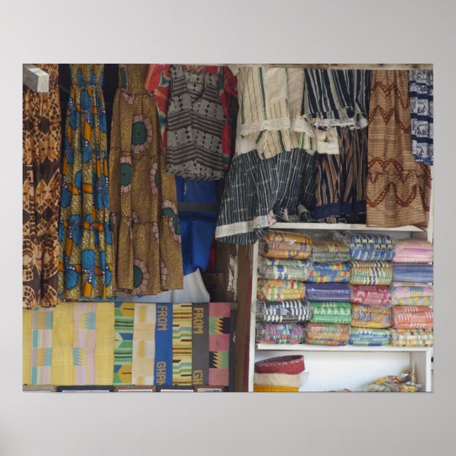 Poster Afrique, Ghana, Accra. Accra Textile & Artisanat (Devant)