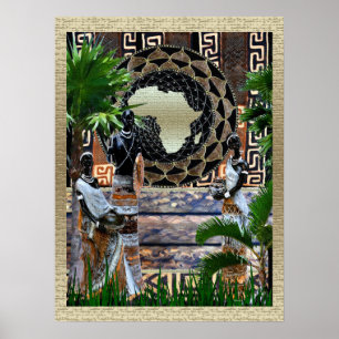 Poster Afrique : Le Jardin d'Eden