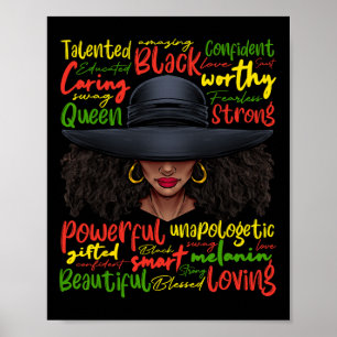 Poster Afrique Noire Histoire Afrique Amérique Dames Juin