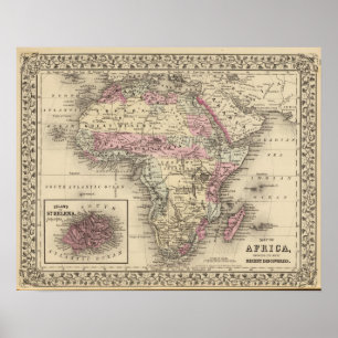 Poster Afrique Sainte-Hélène